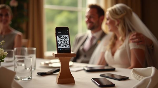 Qr code photo mariage : rassemblez facilement les souvenirs de vos invités